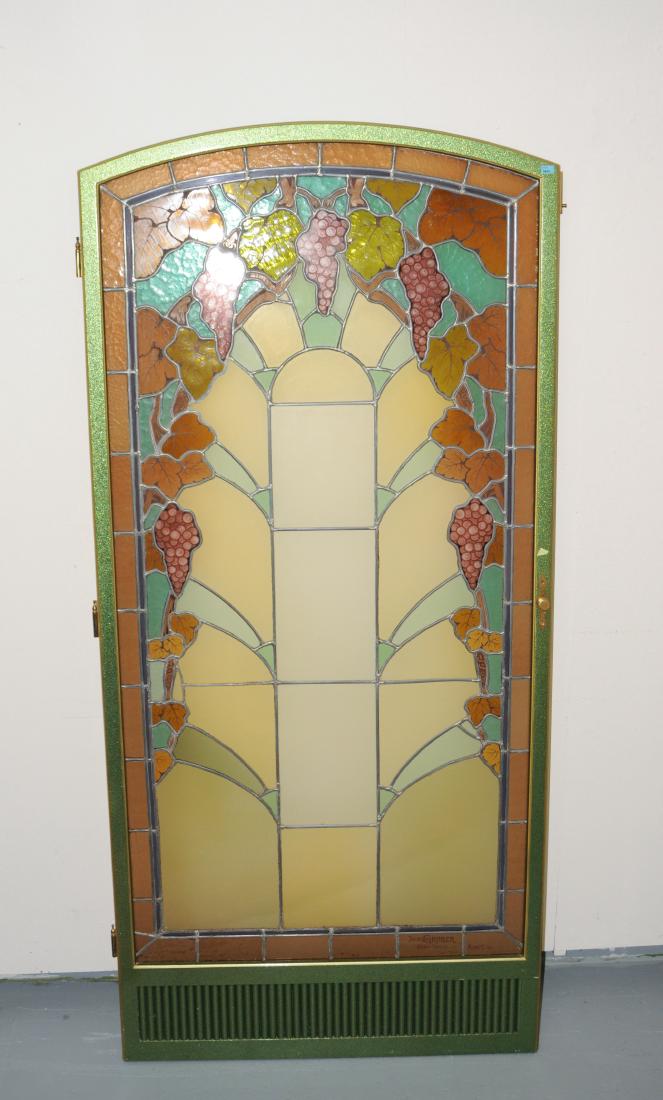 4 Glasscheiben Gruber, Nancy, um 1900. Glas, polychrom (1 of 11)