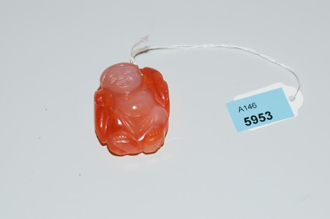 Anhänger China, 20.Jh. Achat. Anhänger in Form eines (1 of 1)