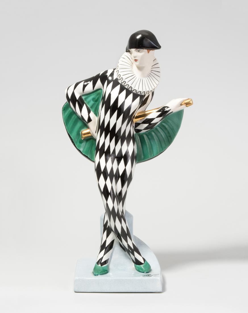 Figur, Dax Um 1925. Orchies/F. Harlekin aus der Comedia (1 of 1)
