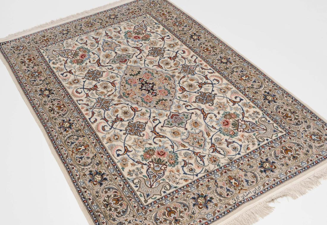 Isfahan Z-Persien, um 1980. Sehr feine Knüpfung, Kette (1 of 9)