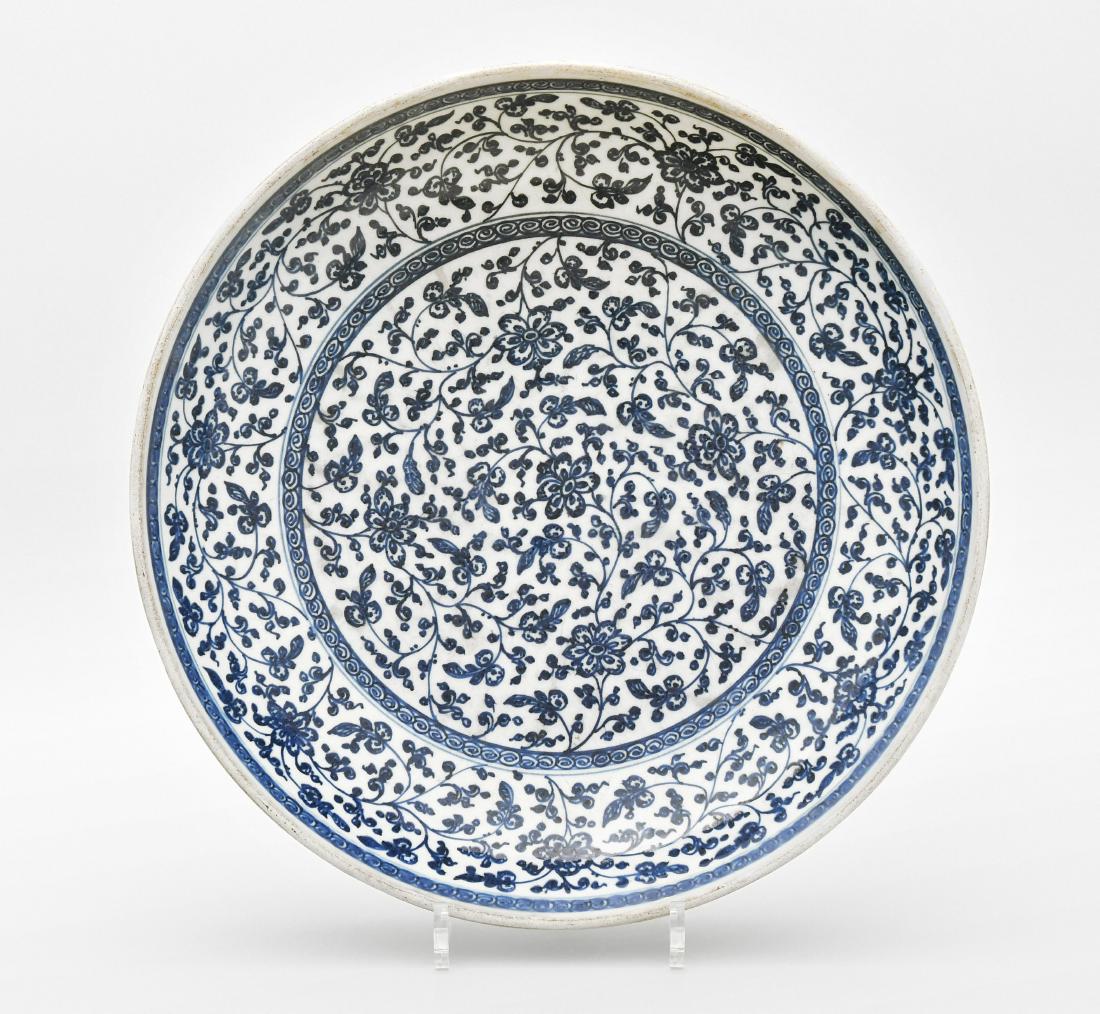 Grosse Platte China, wohl Ming-Dynastie. Jingdezhen. (1 of 1)