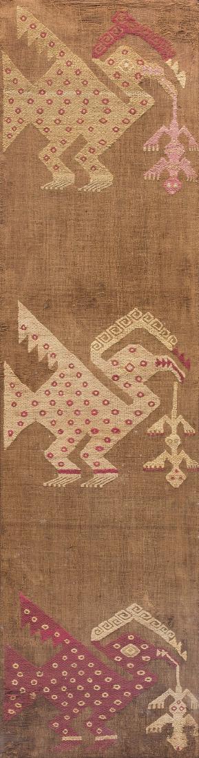 Textilfragment Chancay, Peru, 1300–1450. Grosses, (1 of 2)
