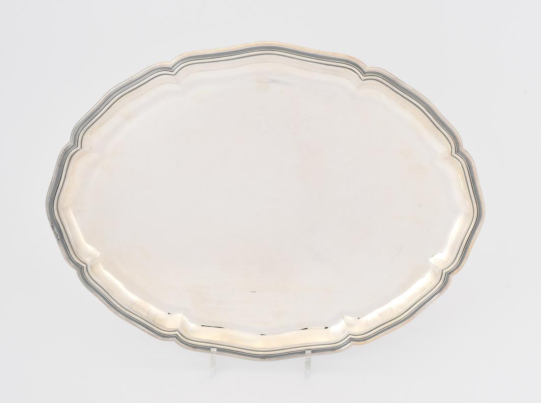 Tablett Schaffhausen, 20.Jh. Silber. Herstellermarke (1 of 1)