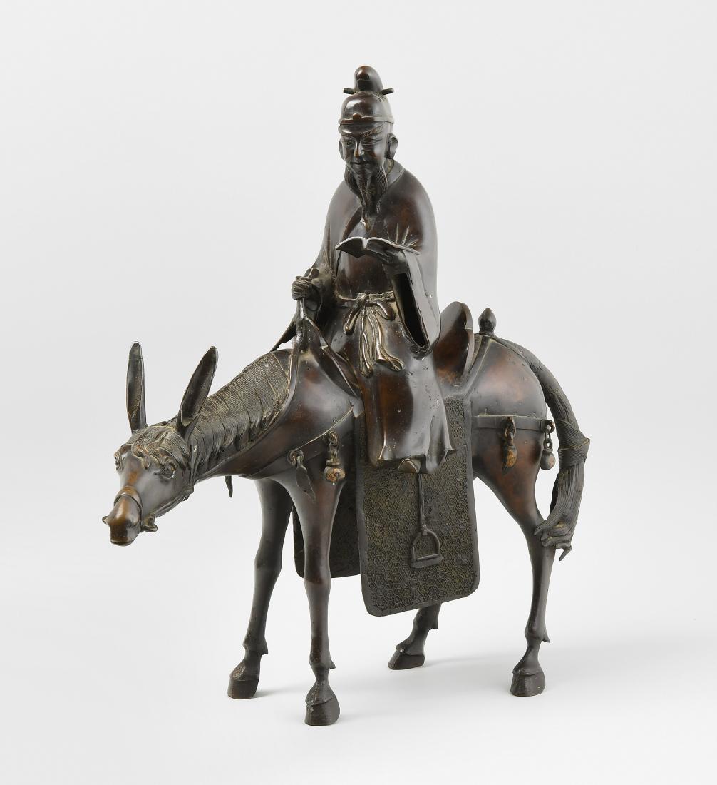 Räuchergefäss China, 20.Jh. Bronze. Räuchergefäss in (1 of 1)