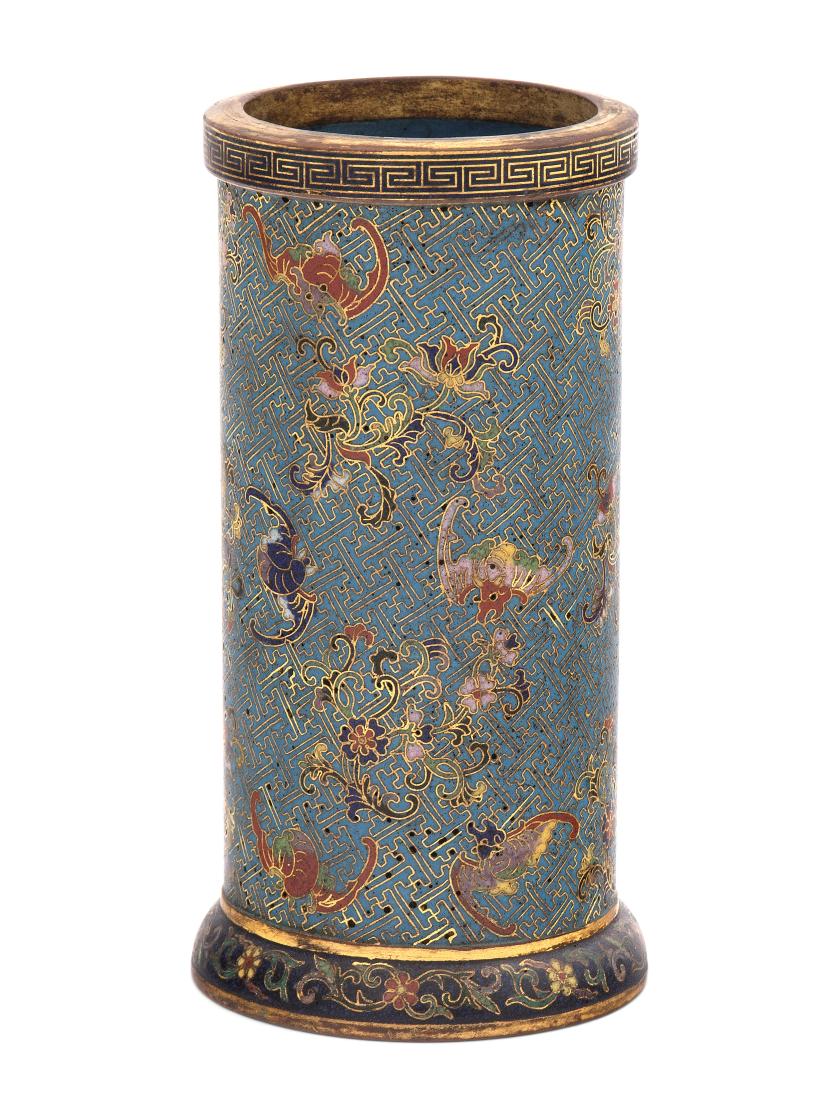 Pinselständer China. Email cloisonné. Apokryphe (1 of 8)