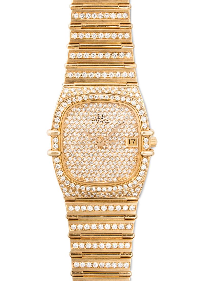 Omega Diamant-Herrenarmbanduhr Constellation. 1990er (1 of 1)