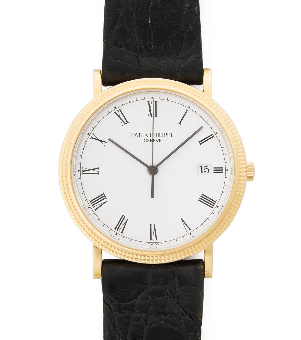 Patek Philippe Calatrava Runde Herrenarmbanduhr 90er (1 of 1)