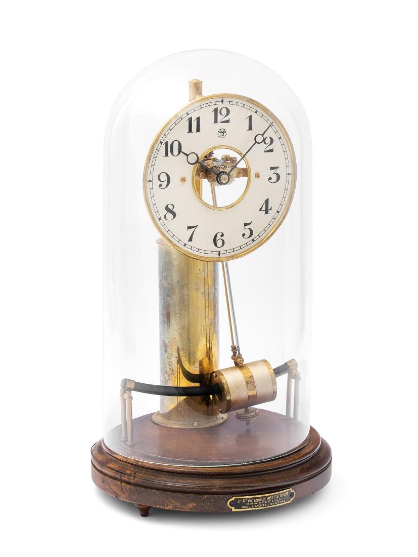 Magnetpendeluhr mit Glassturz Frankreich, 19.Jh. (1 of 1)