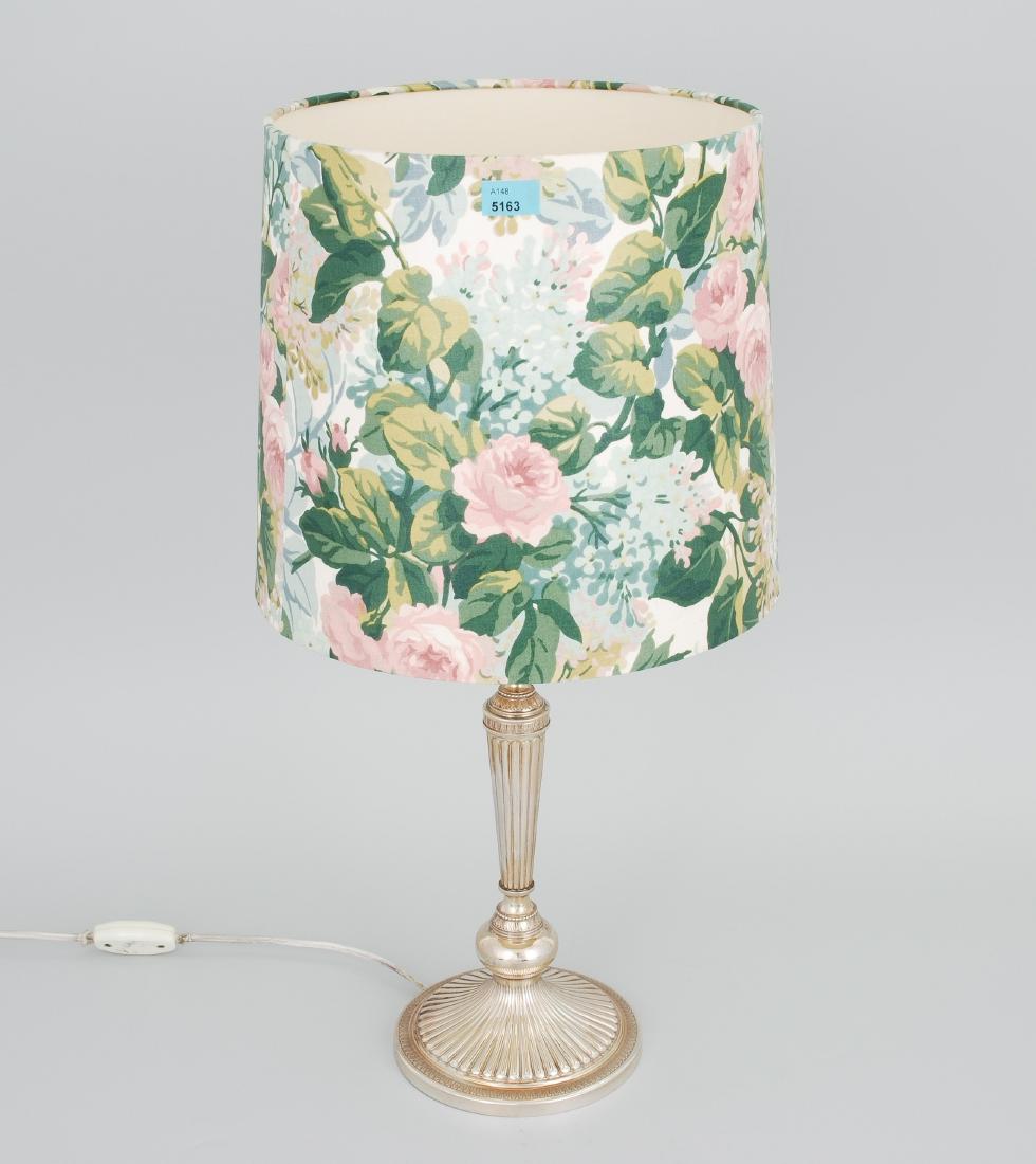 Tischlampe Wohl Italien, 20.Jh. Silber. (1 of 1)