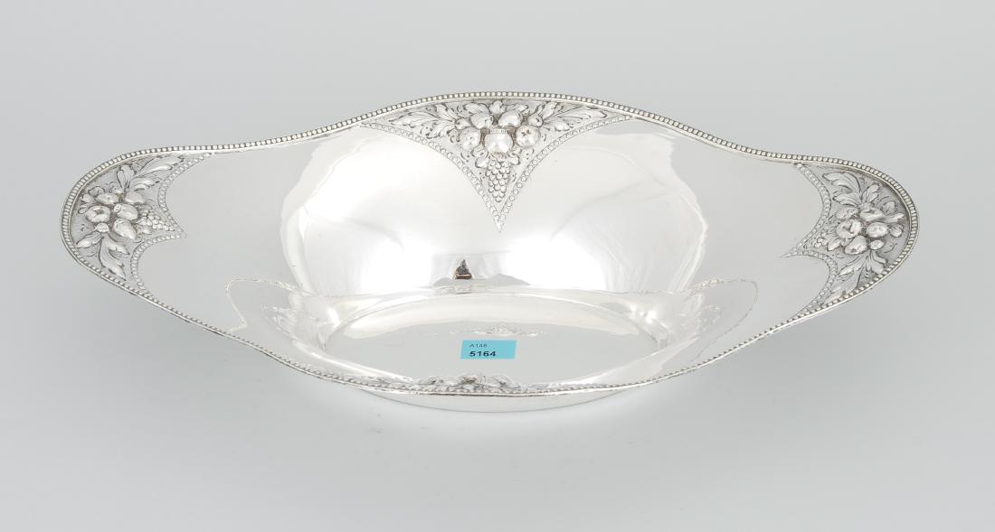 Schale 20.Jh. Silber. Marke D. Garcia. Ovale Form mit (1 of 1)