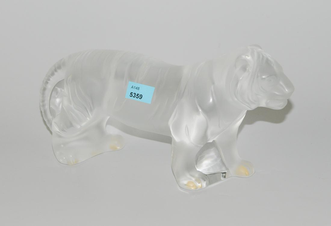 Tierfigur Lalique, France, 20.Jh. Farbloses, mattiertes (1 of 1)