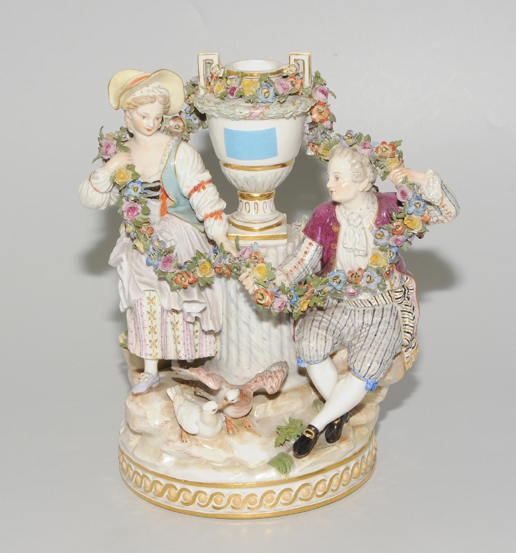Figurengruppe Meissen, um 1900. Modell von Michel (1 of 1)