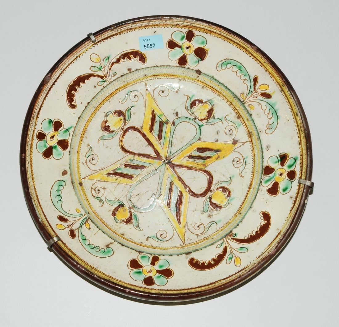 Platte Langnau, 1780–1800. Keramik, über cremefarbenem (1 of 1)