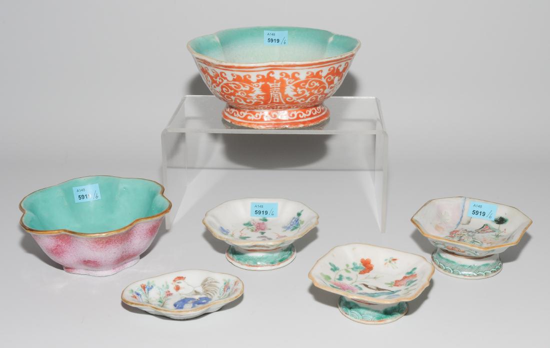 2 Schalen und 4 kleine Schalen China, um 1900 und (1 of 1)