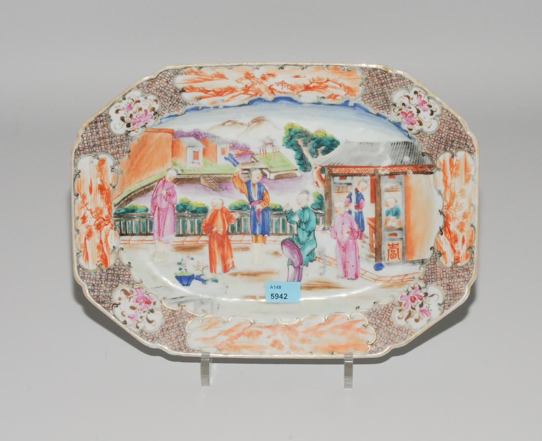 Kleine Platte China, 18.Jh. Compagnie des Indes. (1 of 1)