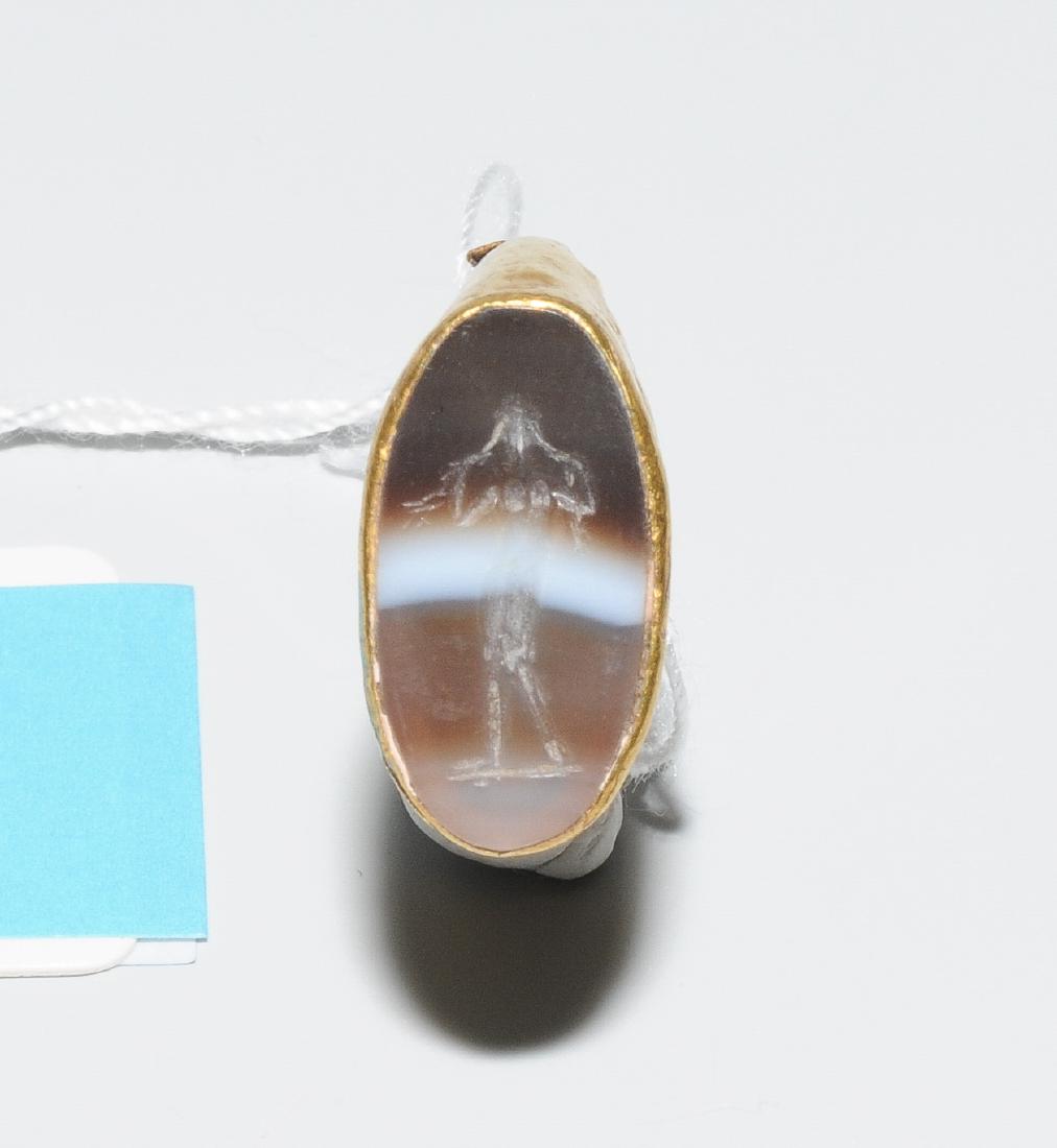 Ring mit Bandachat Wohl hellenistisch, 4.Jh. v.C. (1 of 1)