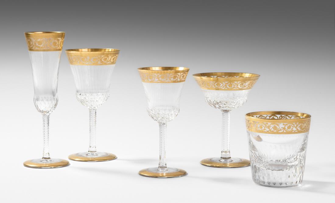 Gläserservice, "Thistle" 20.Jh. St. Louis. Farbloses (1 of 1)