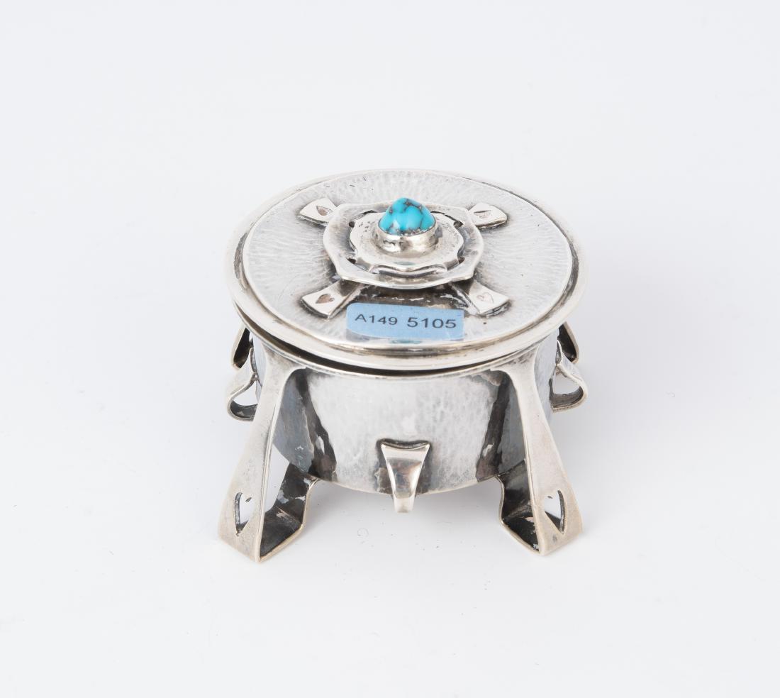 Dose Birmingham, 1906. Silber. Meistermarke William (1 of 1)