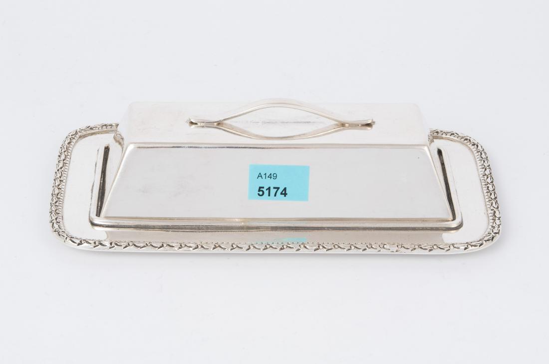 Butterschälchen Mexiko, 20.Jh. Silber. Rechteckige (1 of 1)