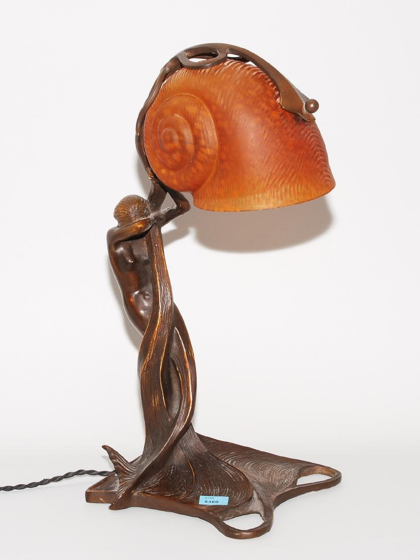 Tischlampe Anfang 20.Jh. In der Art von Gurschner. (1 of 1)