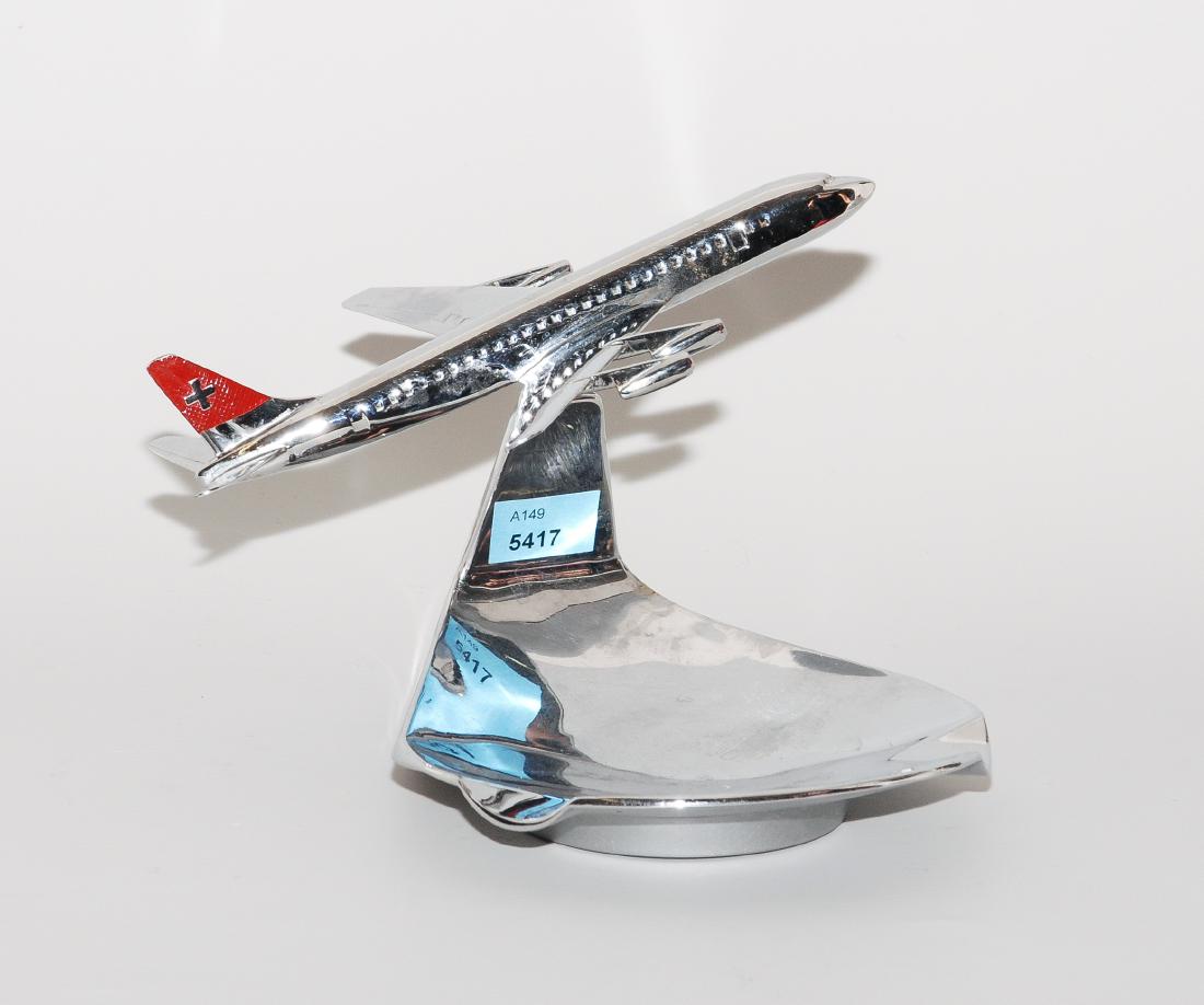 Swissair-Ascher Schweiz, 20.Jh. Metall, verchromt. (1 of 1)