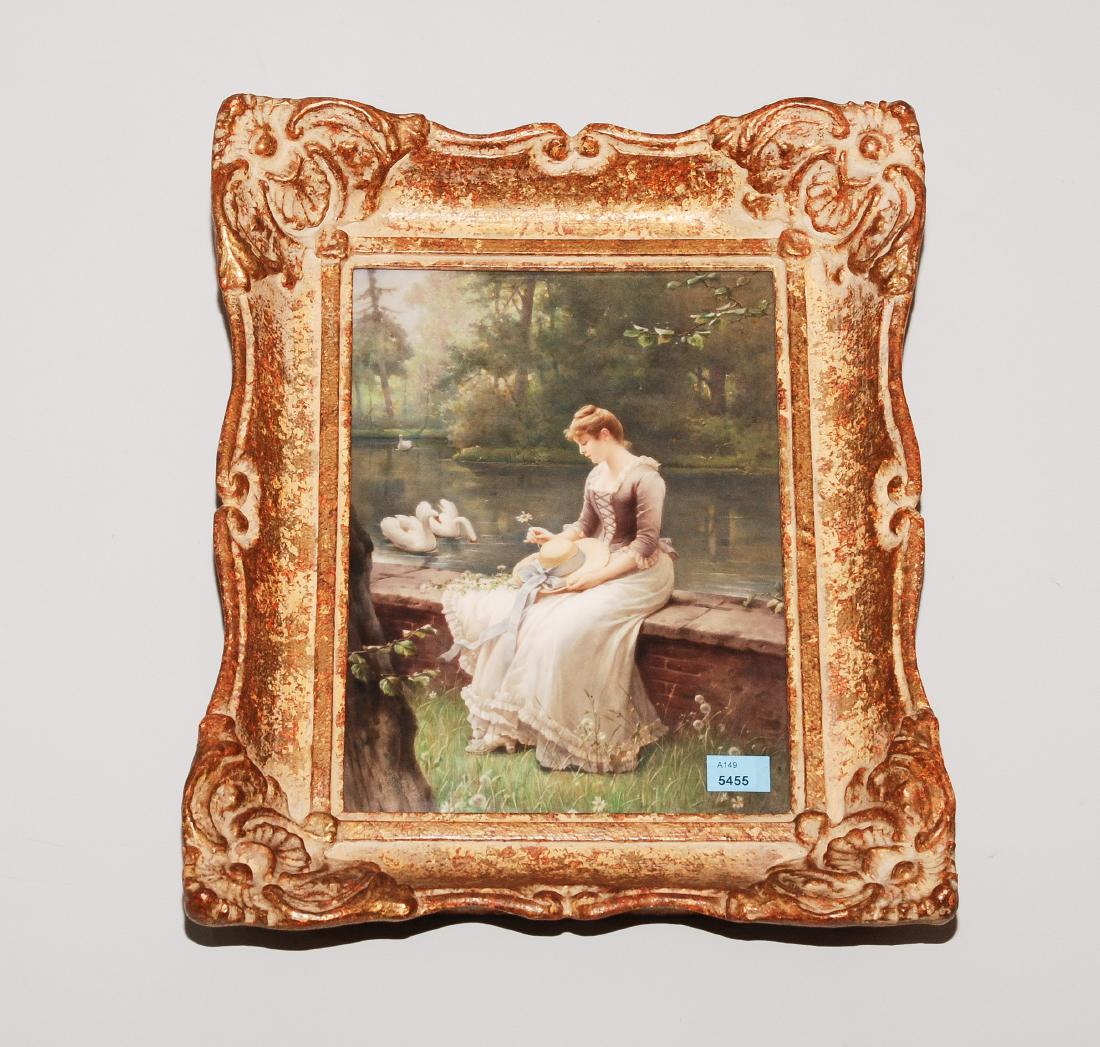 *Porzellanbild Um 1900. Porzellan KPM Berlin. Auf (1 of 1)