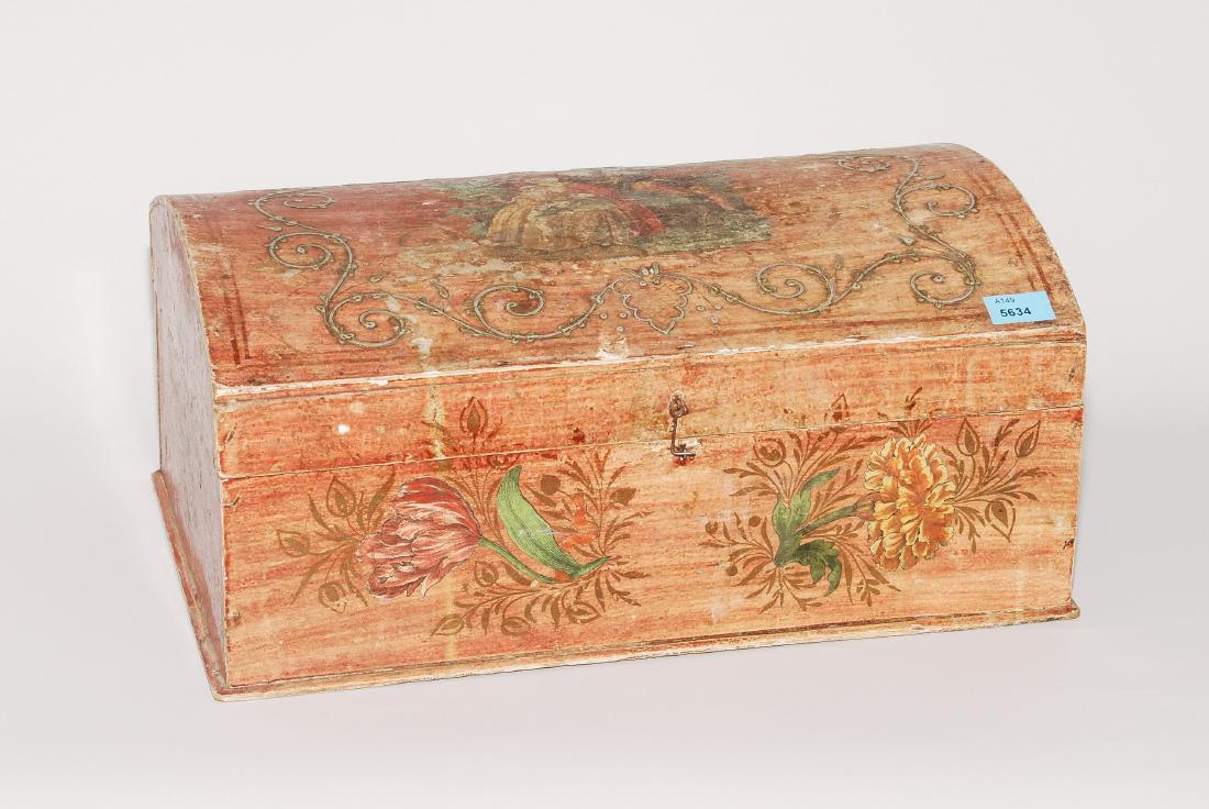 Schatulle Alpenländisch, um 1800. Holz, polychrom (1 of 1)