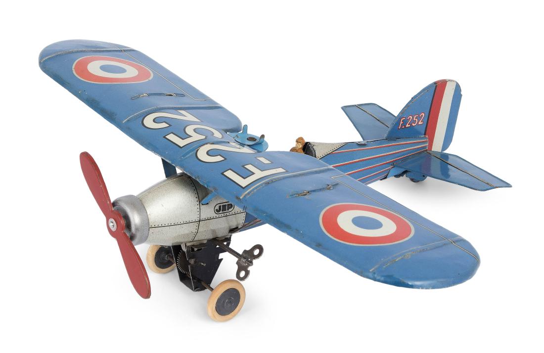 JEP-Flugzeug "F.252" Frankreich, um 1936. Blech, farbig (1 of 1)