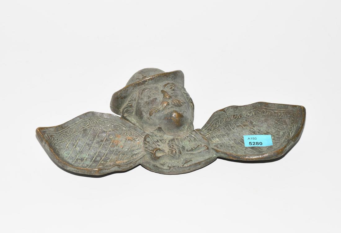 Ascherschale Anfang 20.Jh. Bronze, patiniert. (1 of 1)