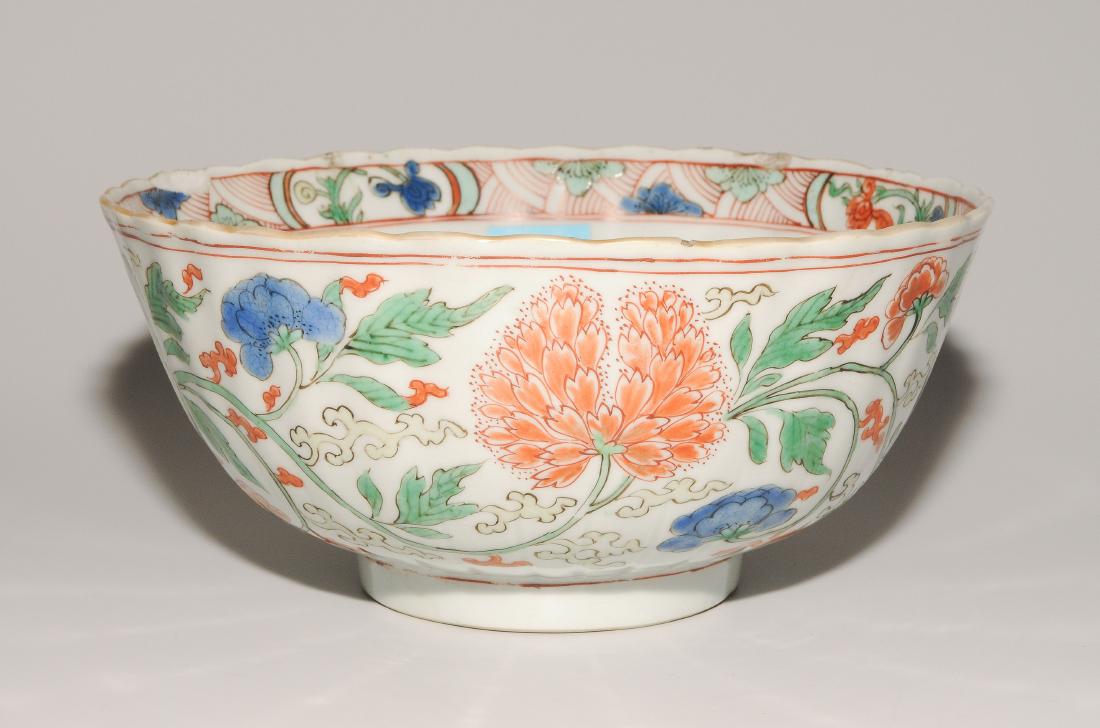 Schale China, 18./19.Jh. Porzellan. Leicht gerippte (1 of 11)