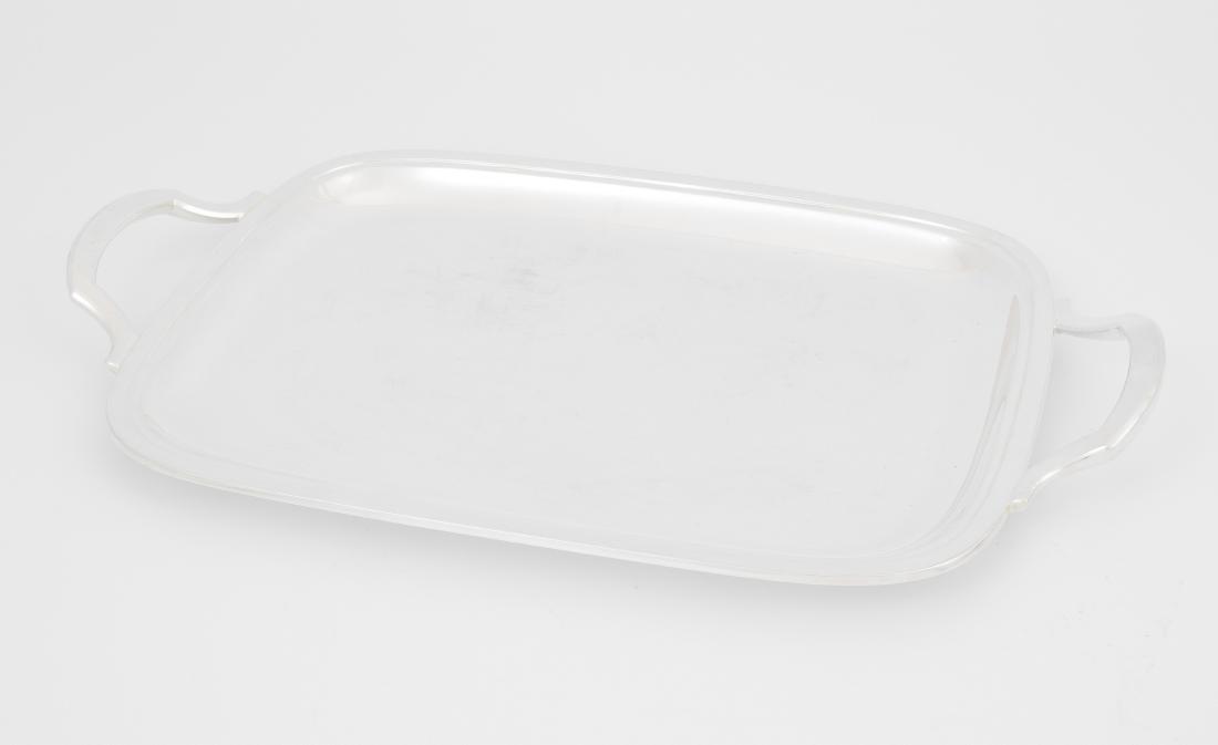 Kleines Henkeltablett Schaffhausen, 20.Jh. Silber. (1 of 1)