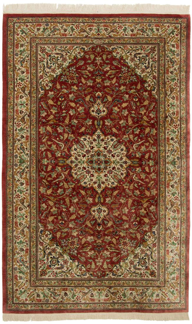 Ghom-Seide Z-Persien, um 1980. Flormaterial und Kette (1 of 11)