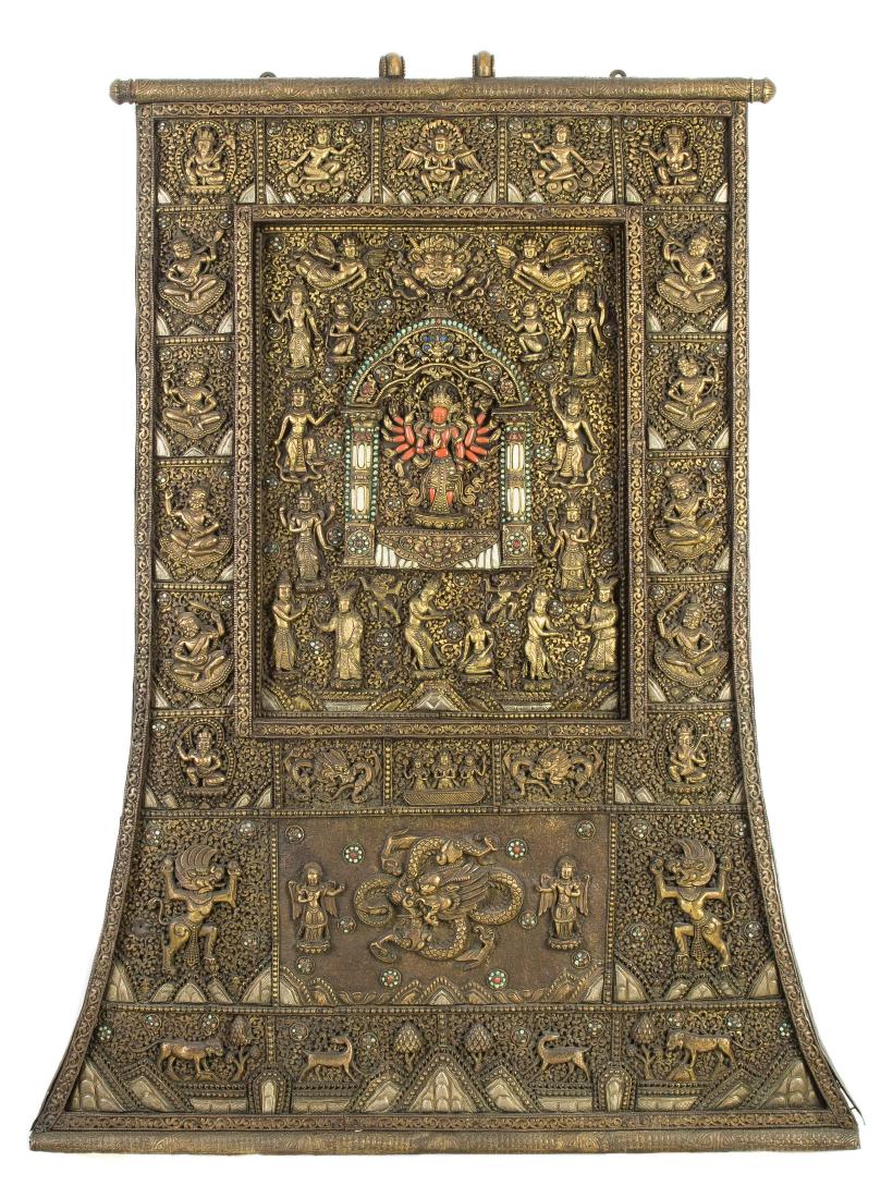 Votivtafel der Avalokiteshvara Nepal, 1.Hälfte 20.Jh. (1 of 1)