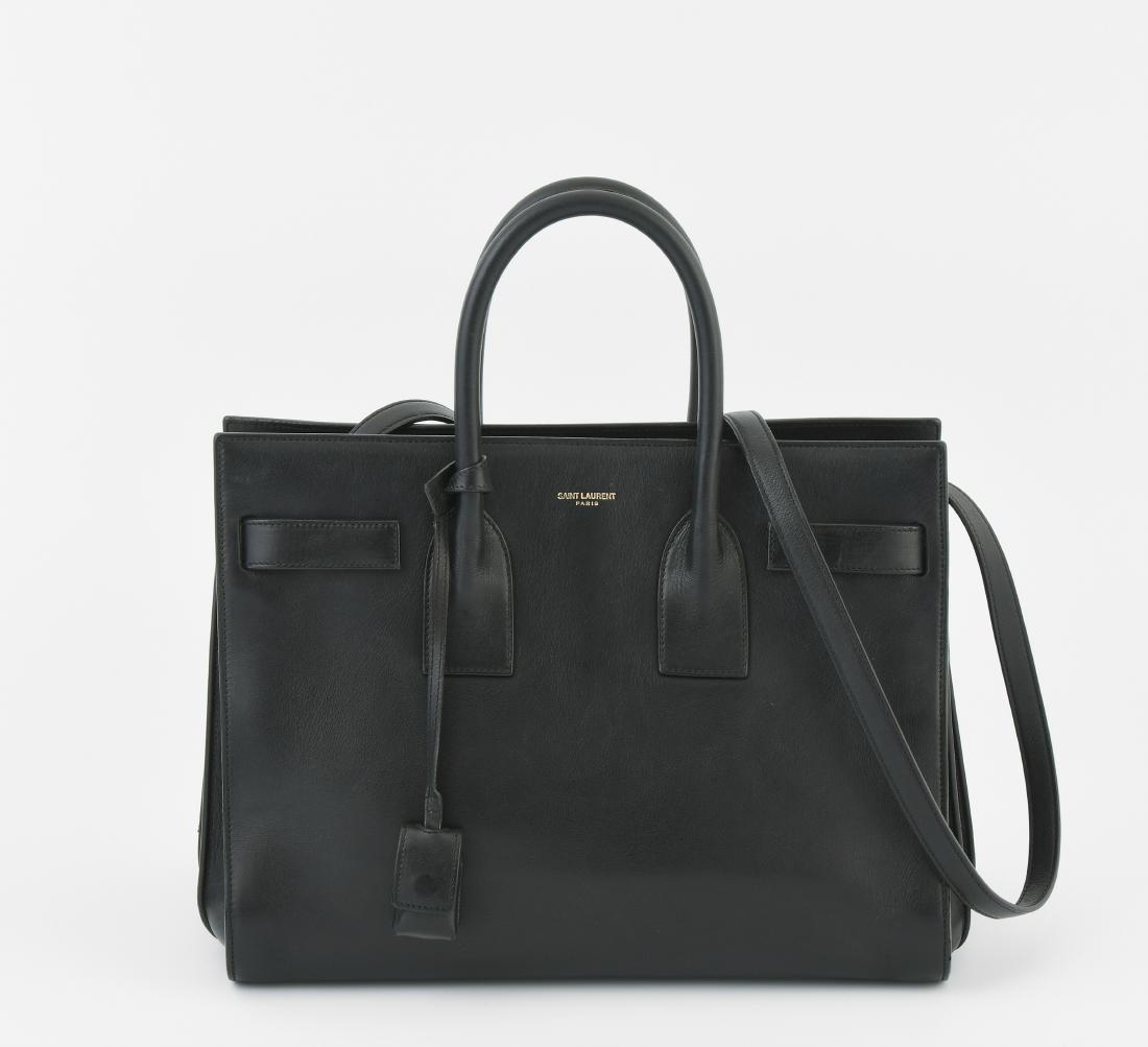 Saint Laurent, Handtasche ~qSac de Jour~q Aus schwarzem (1 of 1)