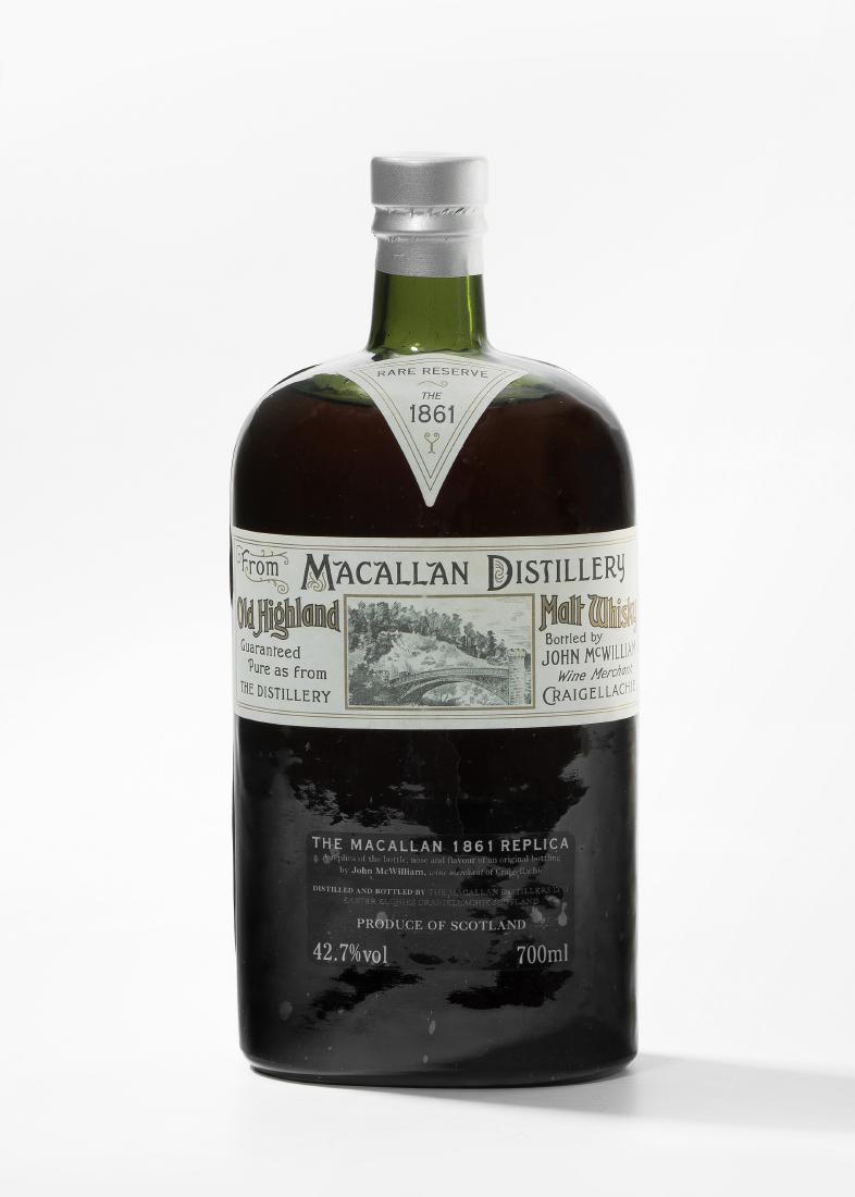The Macallan 1861 rare reserve Replica. Old Highland: The Macallan 1861 rare reserve Replica. Old Highland Malt Whisky. 1 Flasche.
