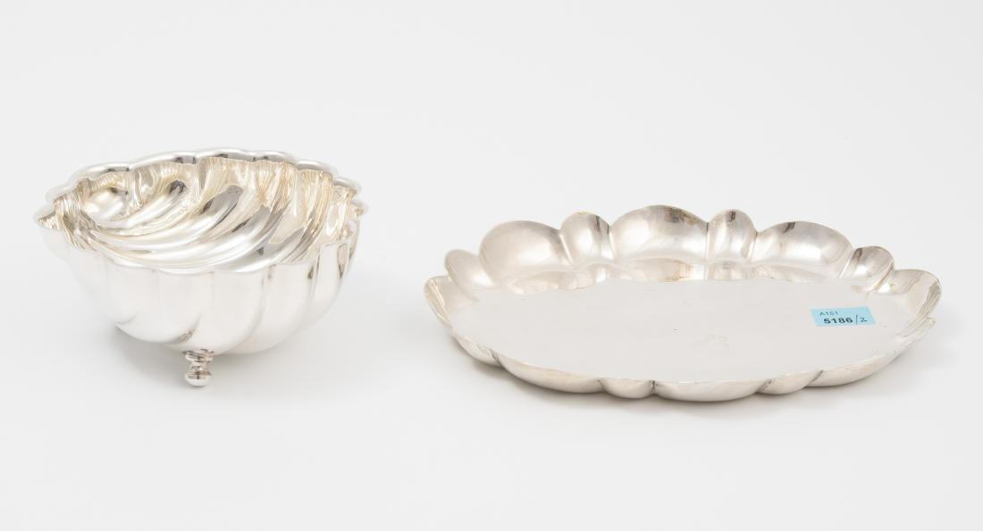 Lot: Schale und Tablett Italien, 20.Jh. Silber. Schale: (1 of 1)