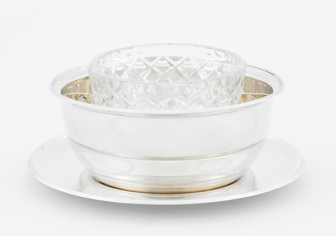 Kaviarschale auf Präsentoir Bremen, 20.Jh. Silber. (1 of 1)