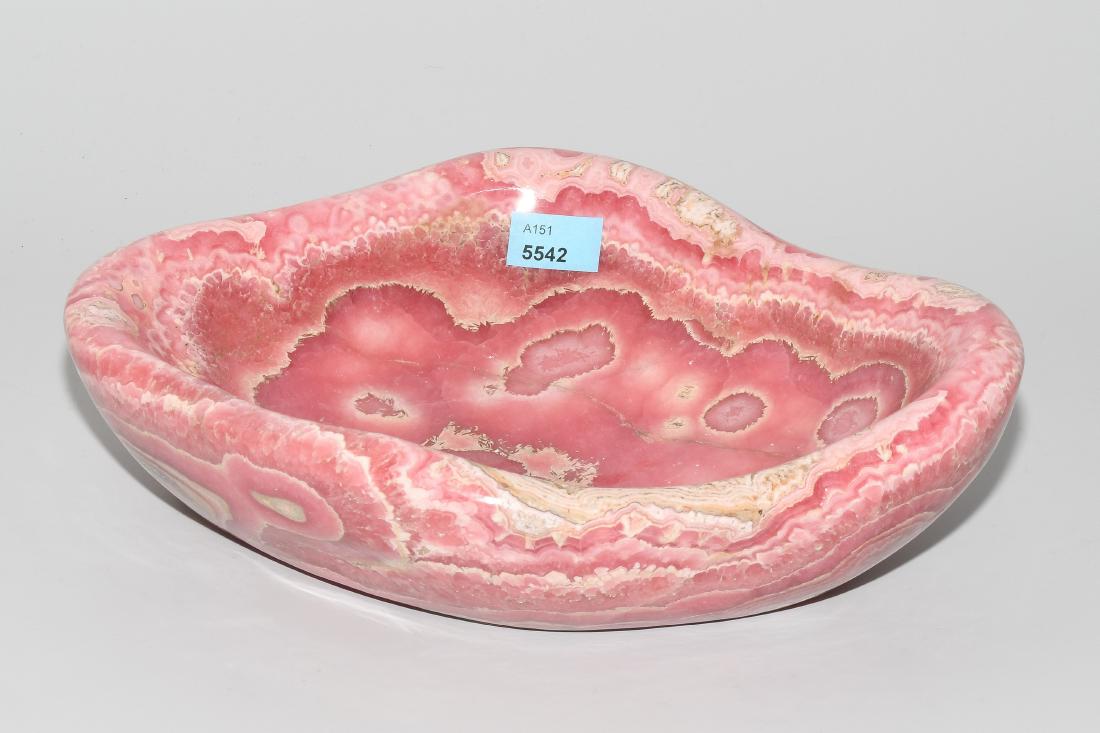 Rhodochrosit-Schale Geschliffen und poliert. 25x20x6 (1 of 1)