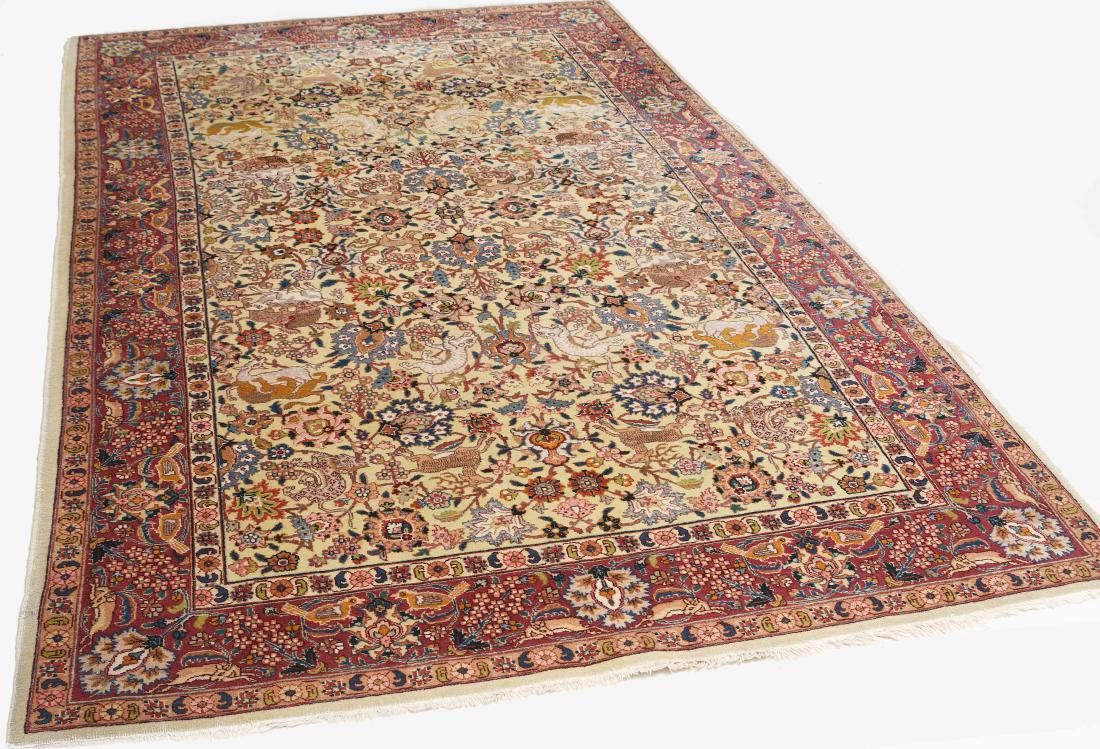 Täbris NW-Persien, um 1930. Das dekorative beige (1 of 10)