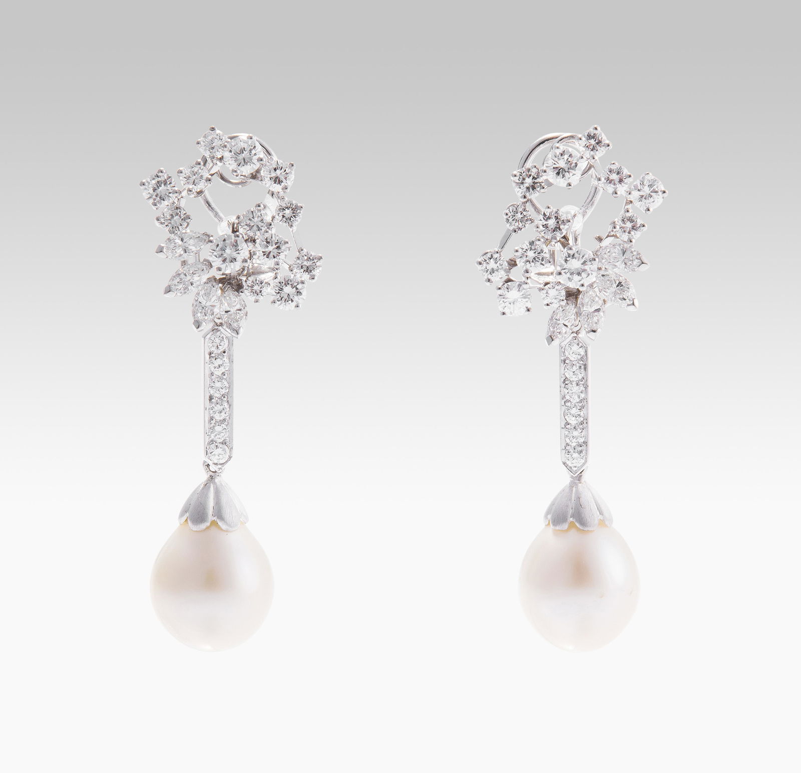 Südsee-Kulturperlen-Diamant-Ohrhänger (1 of 1)