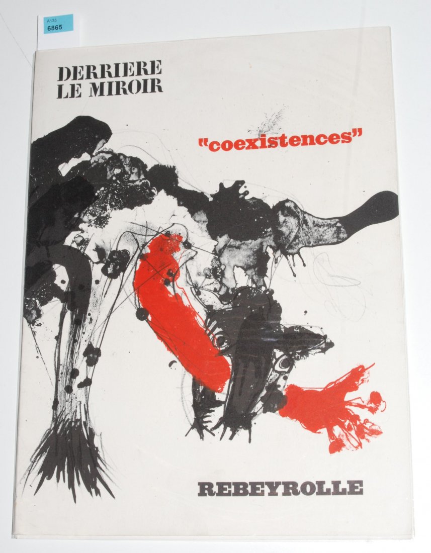 Rebeyrolle, Paul (Eymoutiers 1926–2005 Boudreville): Rebeyrolle, Paul (Eymoutiers 1926–2005 Boudreville) "Derrière le Miroir". 1970. No 187. Folio.