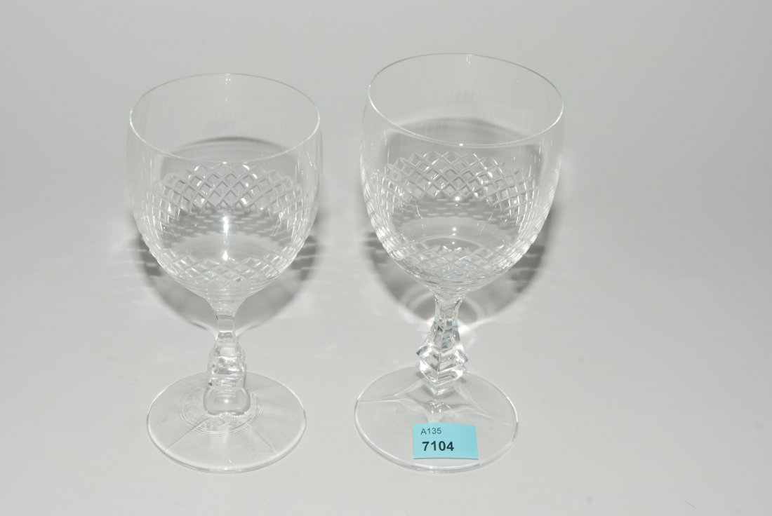 Gläserserviceteile, 20.Jh. Farbloses Kristallglas, (1 of 1)