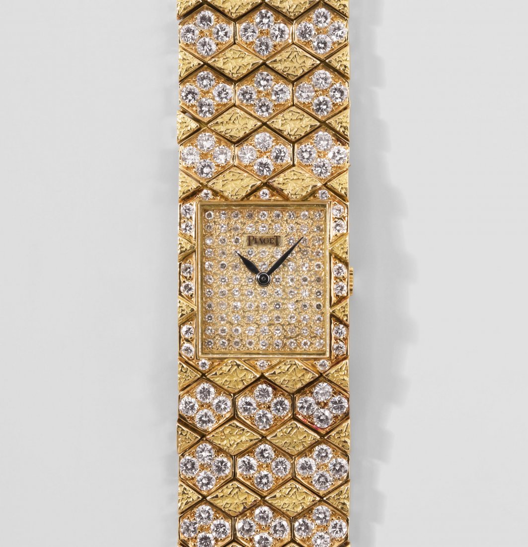 Piaget Diamant-Damenarmbanduhr Genf, 1980er Jahre. 750 (1 of 1)