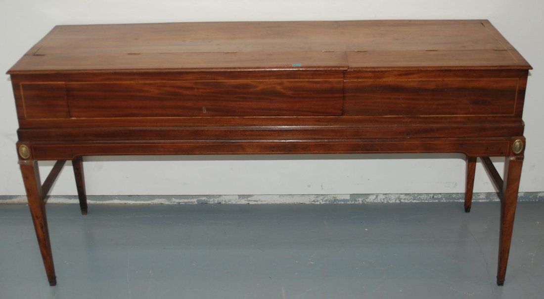 Tafelklavier England 19.Jh. Mahagoni. Steven Moore, (1 of 2)