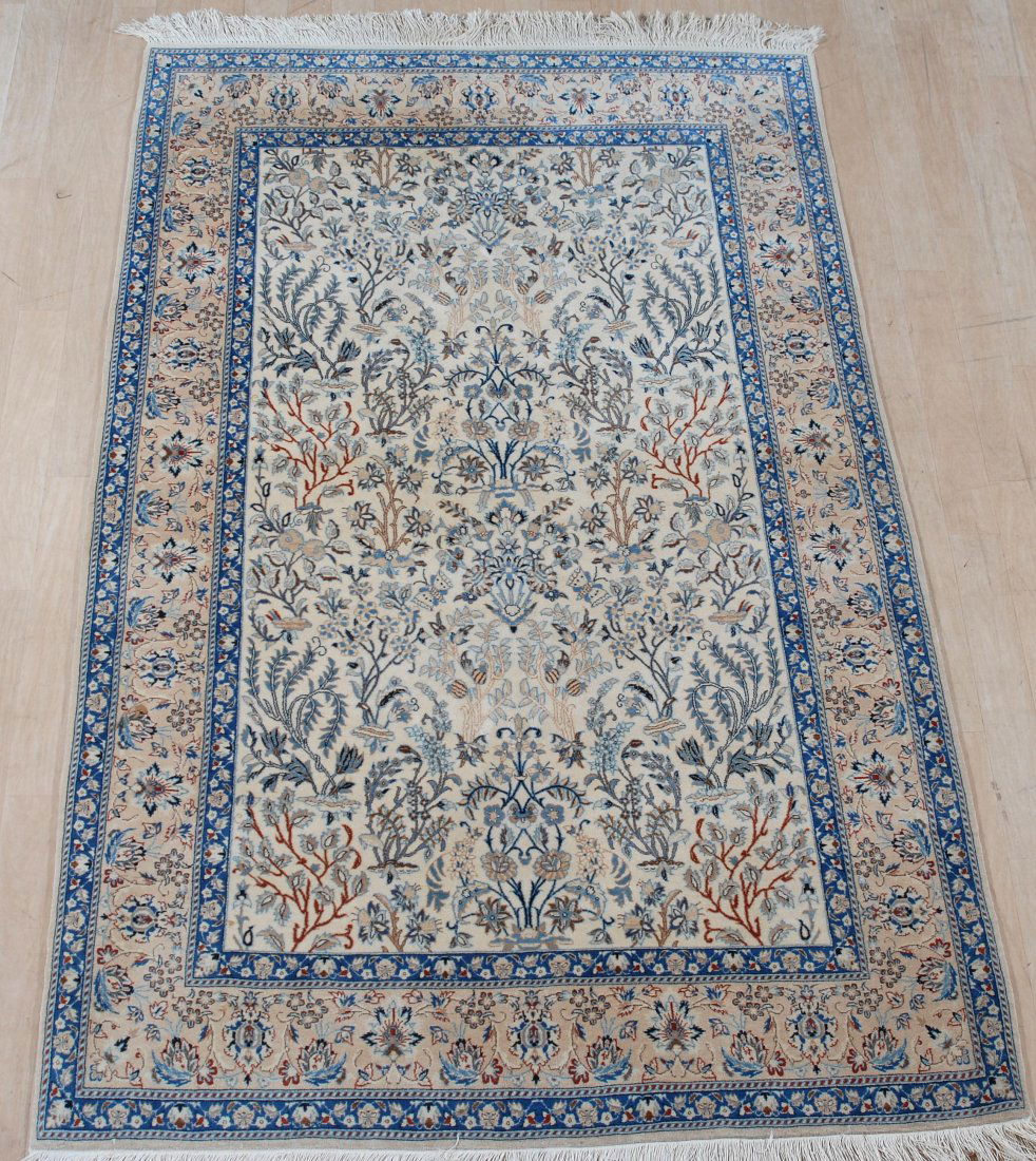 Nain Z-Iran, um 1960. Sehr feine Knüpfung. Flormaterial (1 of 5)