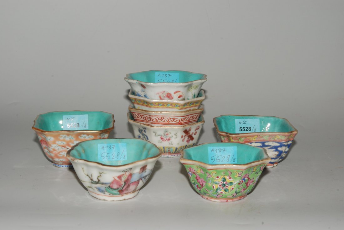 Lot: 8 kleine Schälchen China, 2. Hälfte 19.Jh. (1 of 1)