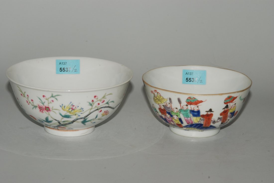 Lot: 2 Bols China, 1.Hälfte 20.Jh. Porzellan. (1 of 6)