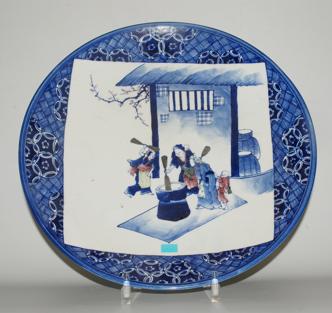 *Grosse Platte Japan, um 1900. Porzellan. Arita. In (1 of 1)