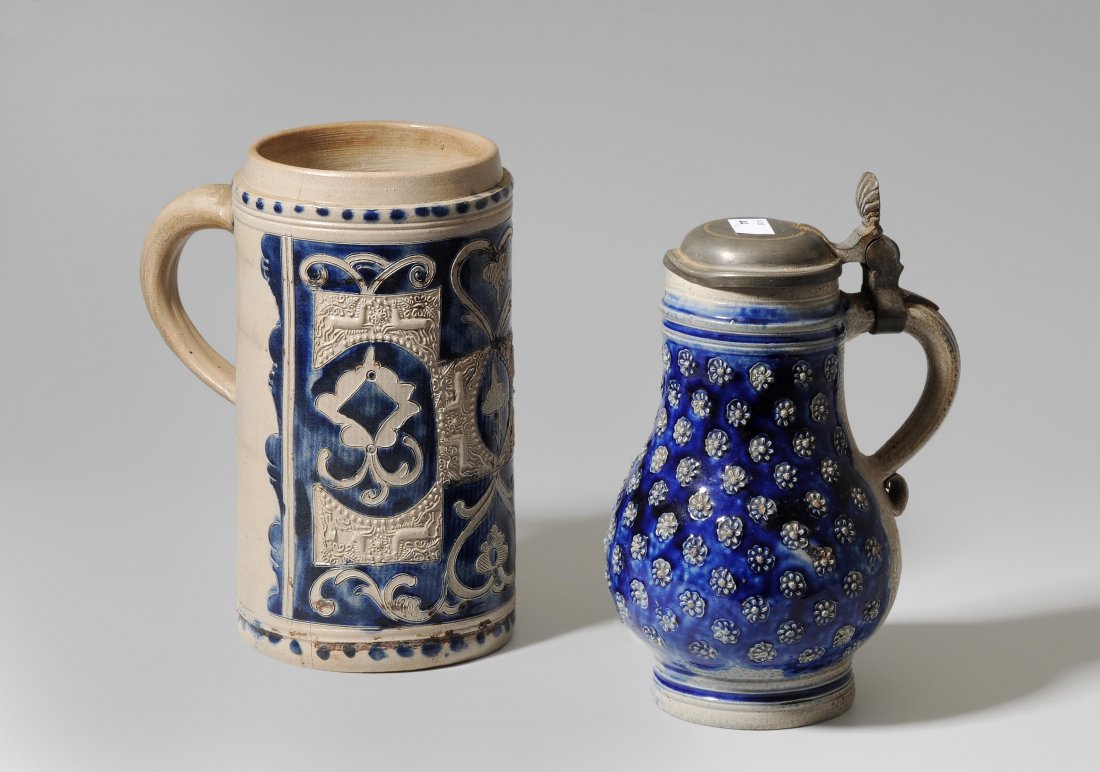 Humpen und Birnkrug, Westerwald, 18./19.Jh. Graues, (1 of 1)