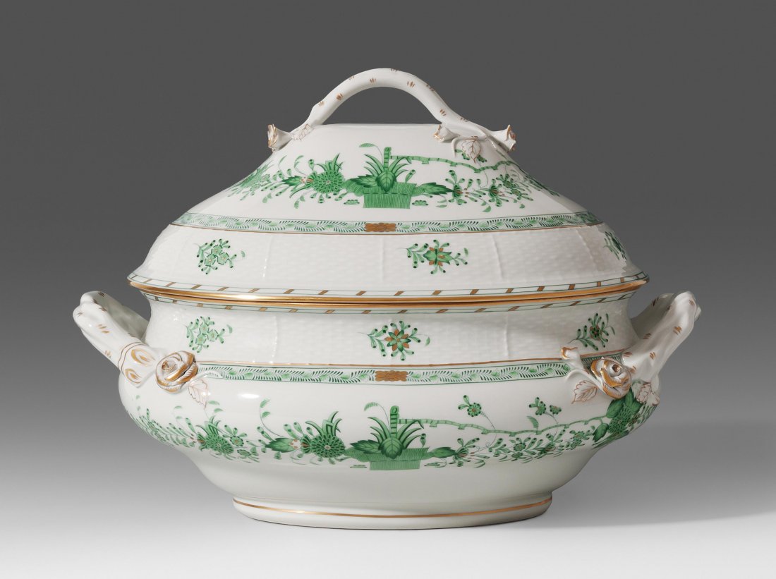 Tafelservice, Herend, nach 1945 Porzellan, Osier, Dekor (1 of 1)